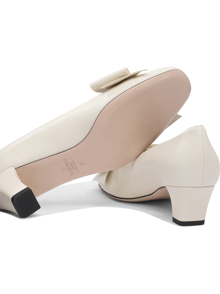 Valentino Garavani Bowow 45 Mm Heeled shoes - White | e2dbe69cbc5e3e4f6afc58c7ffd8bfc586d635b1