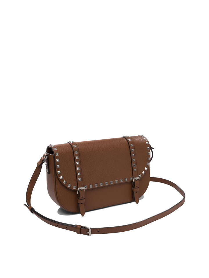 Valentino Garavani Rockstud Crossbody Bags - Brown | 0d9ecd54b29106a9e181b0f1dfae0f055c210e0d