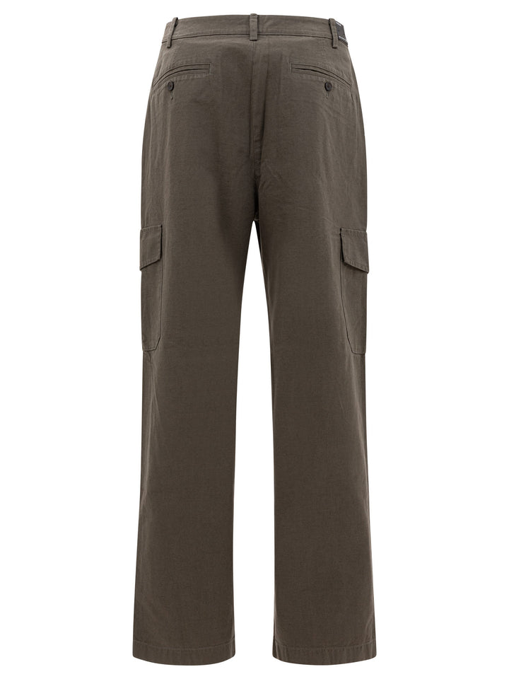 Vince Cotton And Linen Cargo Trousers - Green | 2eb8ad53f06aa634dc616fe9d2e6d0b83697c781