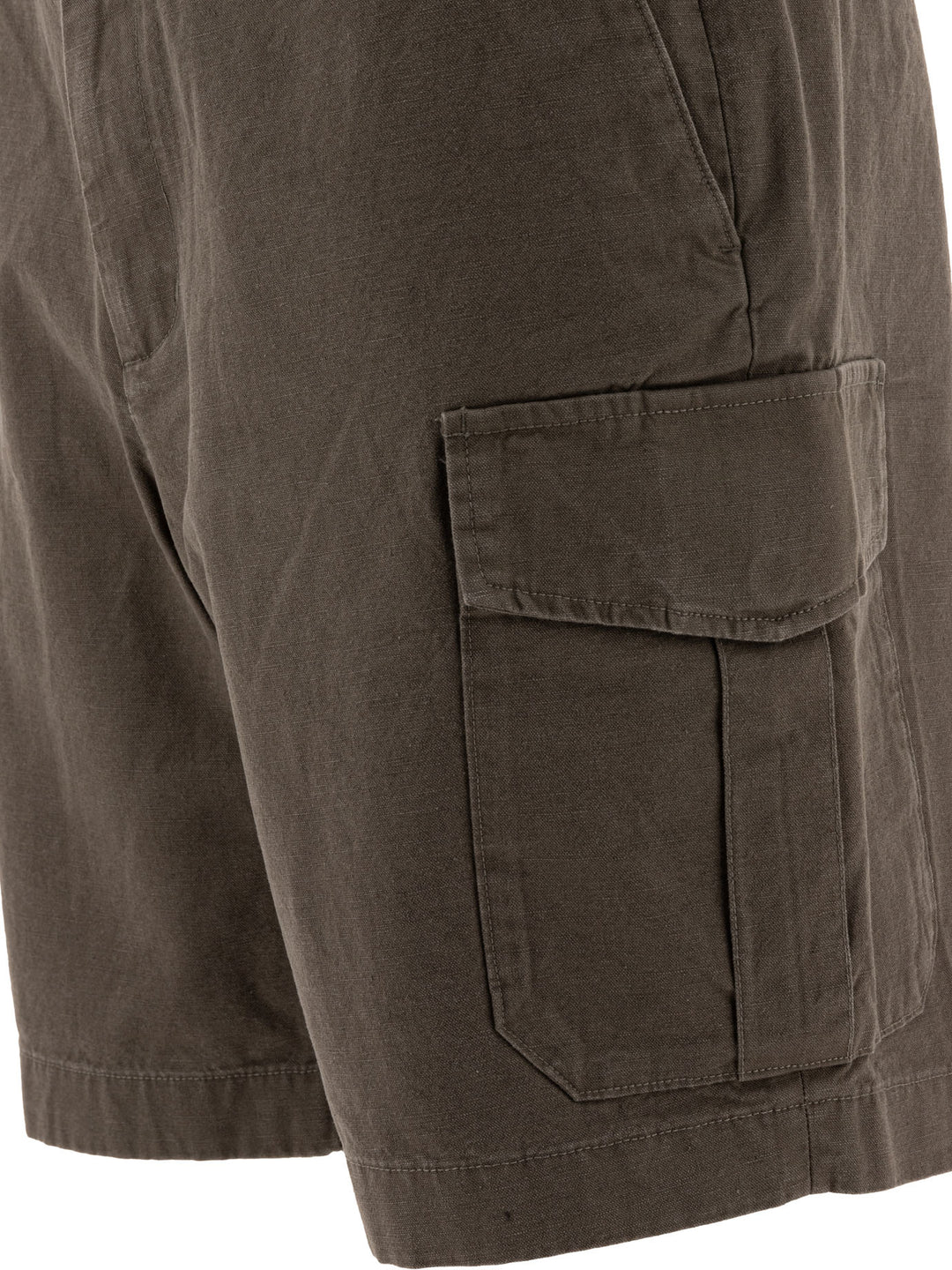 Vince Cotton And Linen Cargo Shorts - Green | 6a4bc37aa2b0ab60244962b657cd19582d4655ff