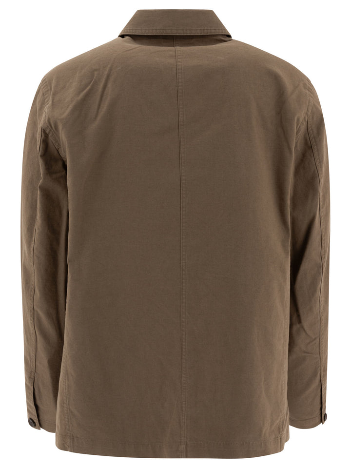 Vince Cotton And Linen Utility Jacket Jackets and Coats - Green | b1081d3b5ea4c9655eabf6f9b1fa3300249c8b45