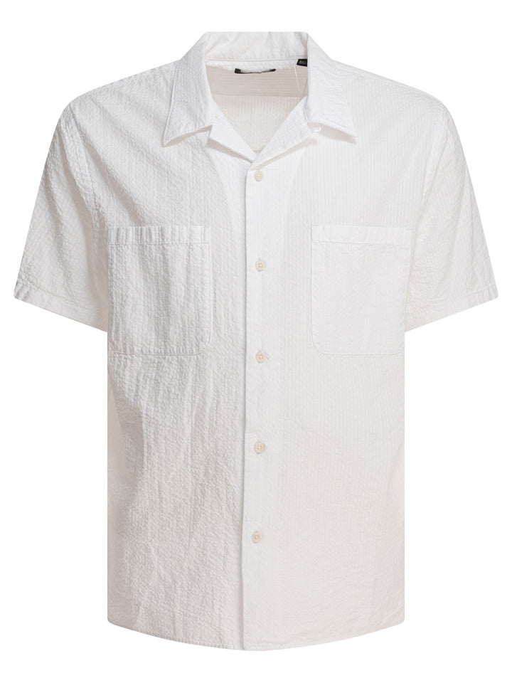 Vince Seersucker Shirt Shirts - White | 6eb0235637f52477b2b586a79857c57ea2d81cc5