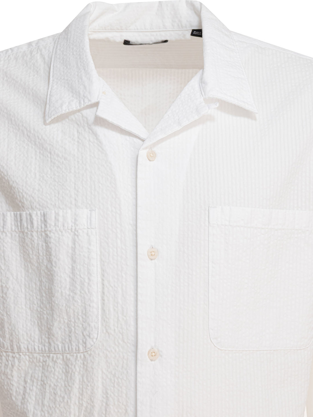 Vince Seersucker Shirt Shirts - White | 049cb0a241ccdd6faa14858dd8501ffe71704286