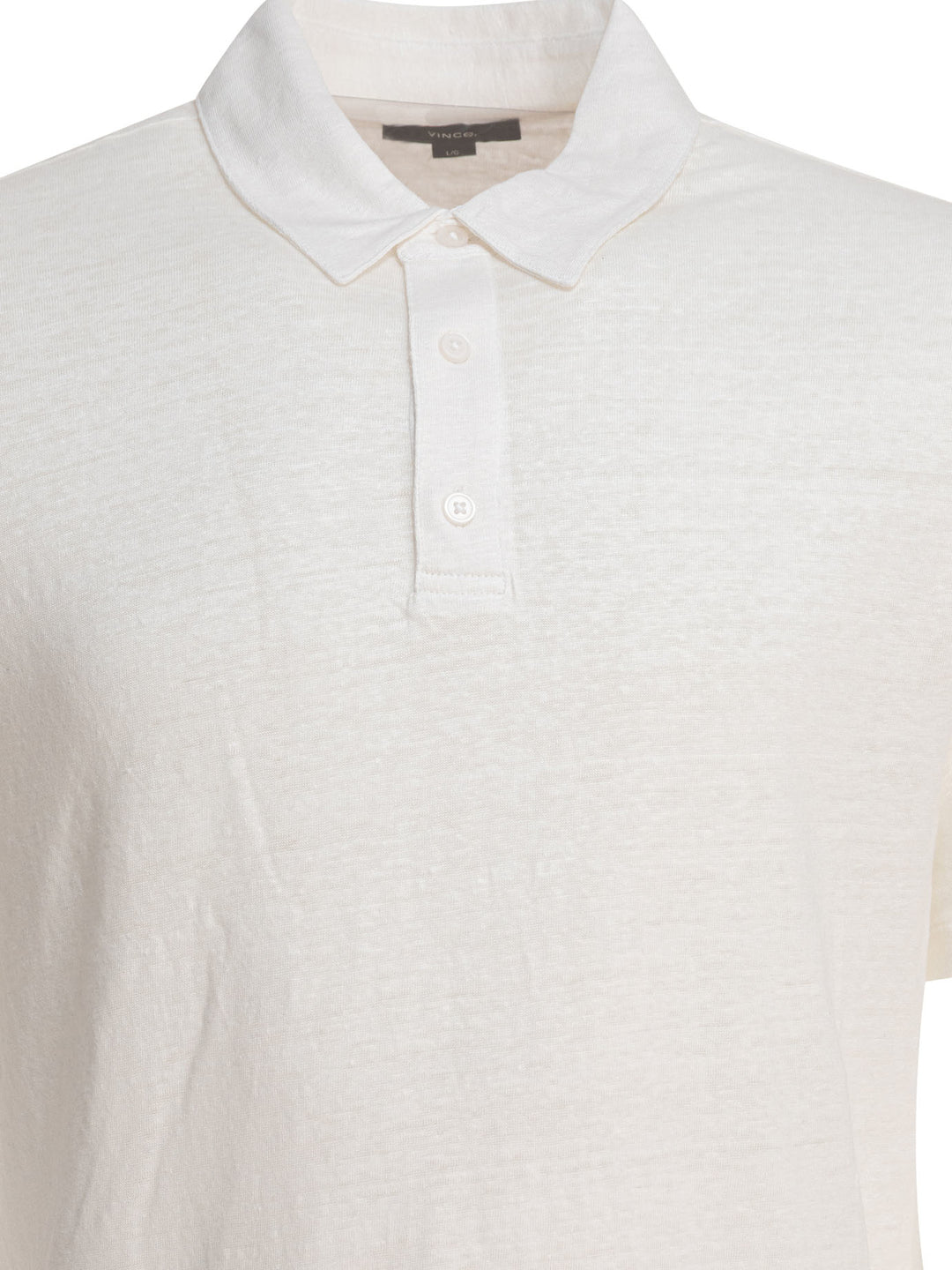 Vince Linen Polo Shirt Polo shirts - White | 00367152dbb1a2814ac0a4559ae2b62883005bc7