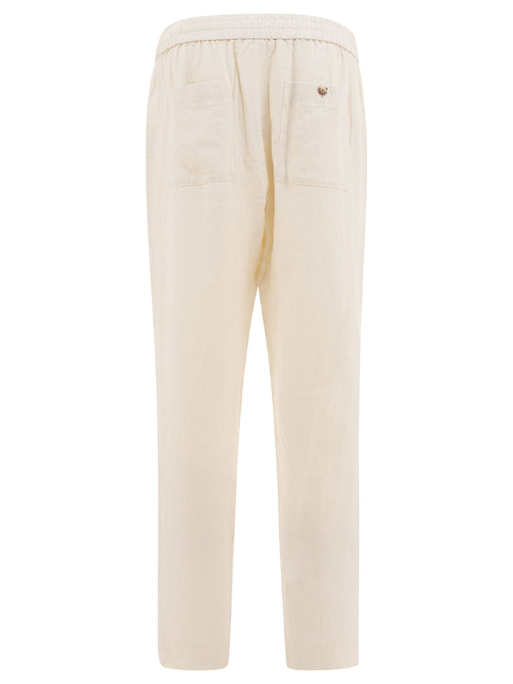 Vince Hemp Trousers - White | 92aba38f29da9261adb1a955058771f9cbee75d4