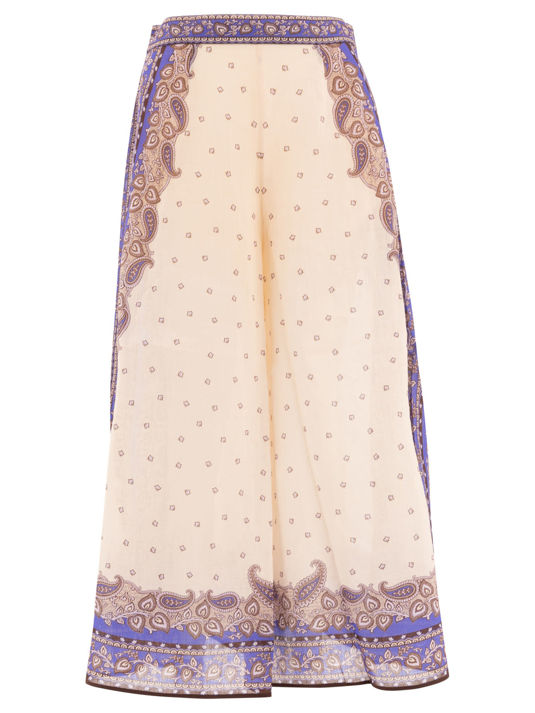 Zimmermann Maxine" Wide-Leg Pants Trousers - Beige | e6f1a6bf667acc3933b8f8e774887d6dbf6e1782