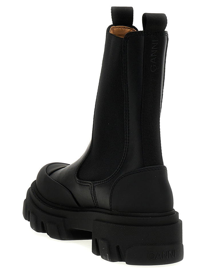 Ganni Leather Ankle Boots Boots and Ankle Boots - Black | a5501d5953135a9b0888e5cbb438894f22c2a667