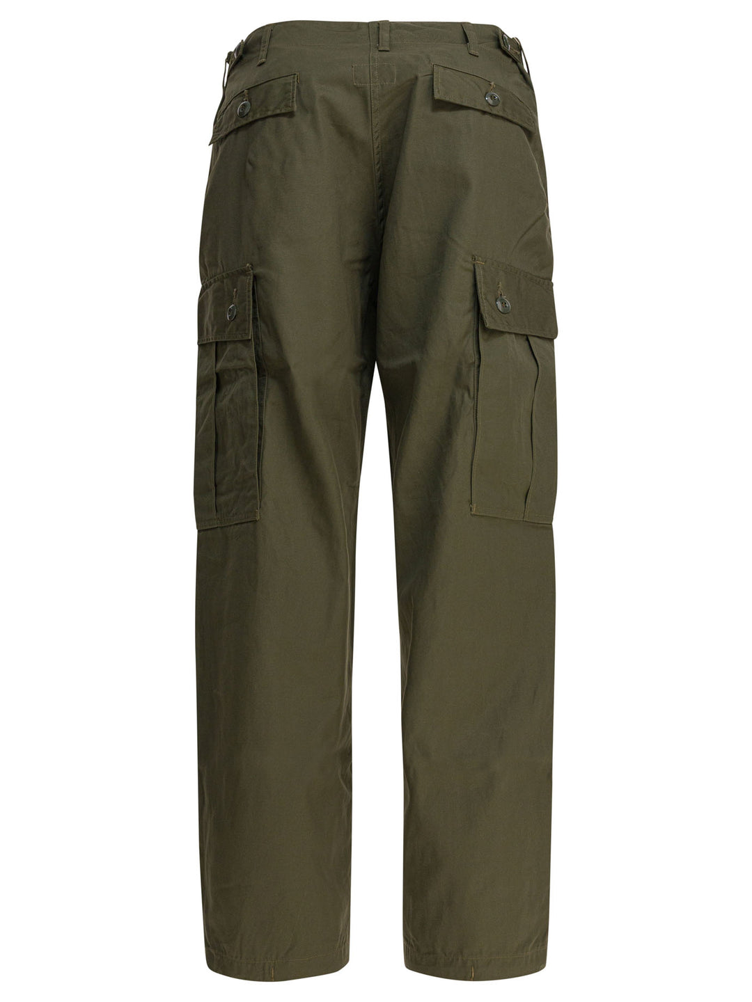 Buzz Rickson'S Cotton Poplin Cargo Pants Trousers - Green | bf5ef15af3d6b2ed0694fa22e8170aede4dfbaef