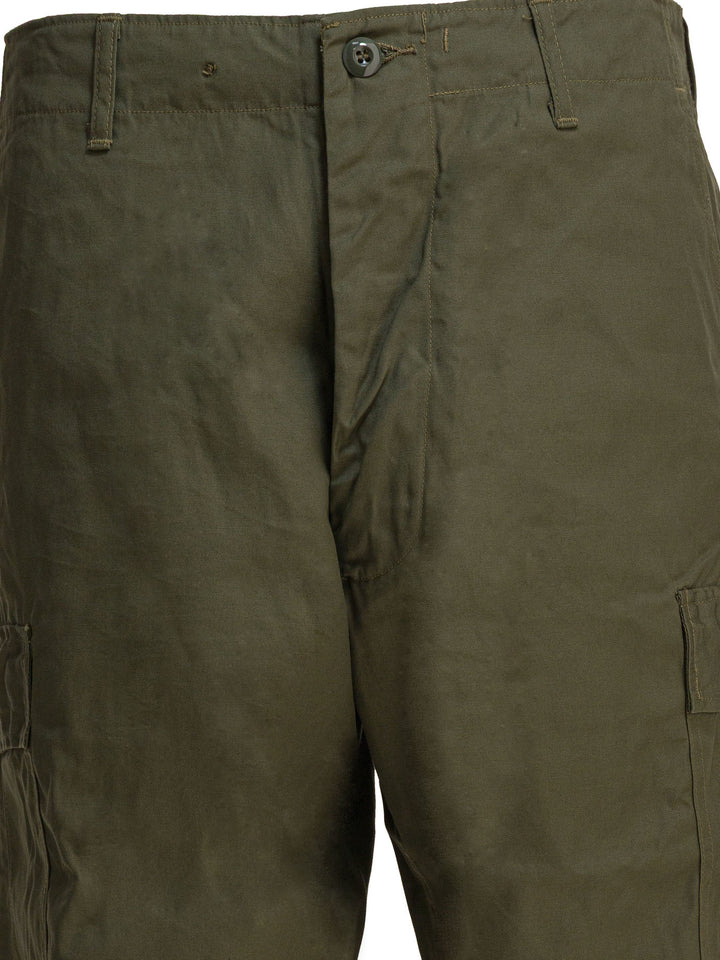 Buzz Rickson'S Cotton Poplin Cargo Pants Trousers - Green | d7af11458aaac36e1fb7103b93485272eee73120