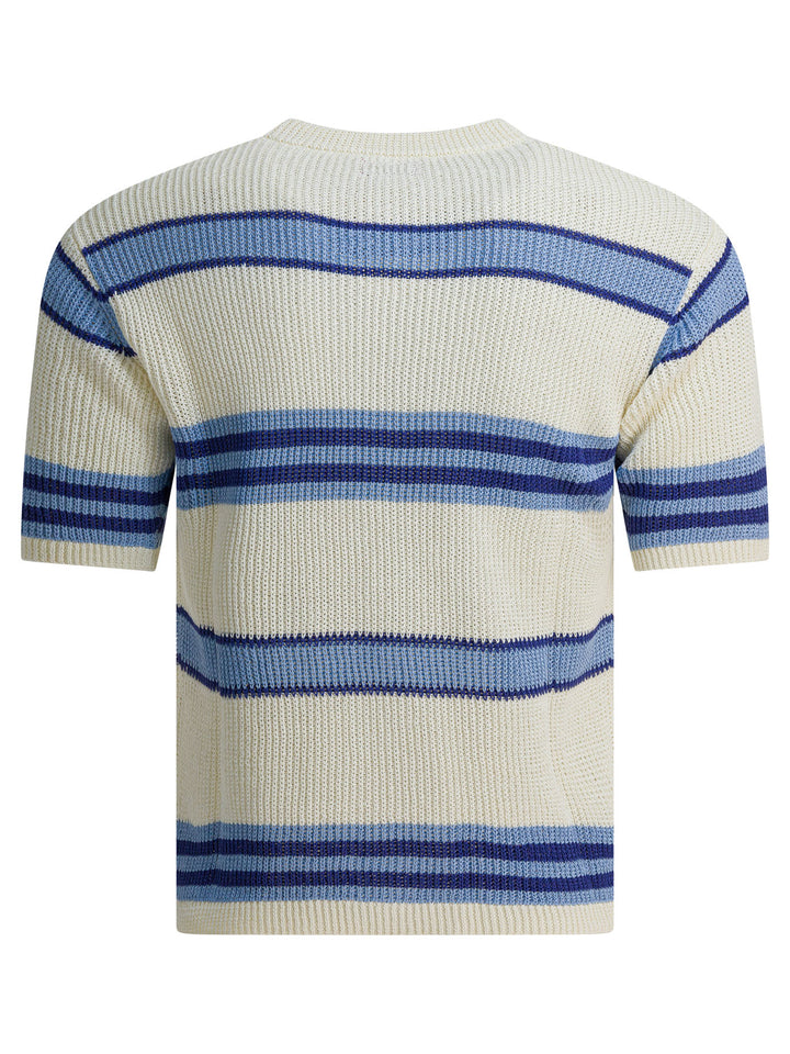 Human Made Short-Sleeved Knit Knitwear - Blue | 9e34bcf01a96817451bfbe4d67d2858d6e2cfb3e