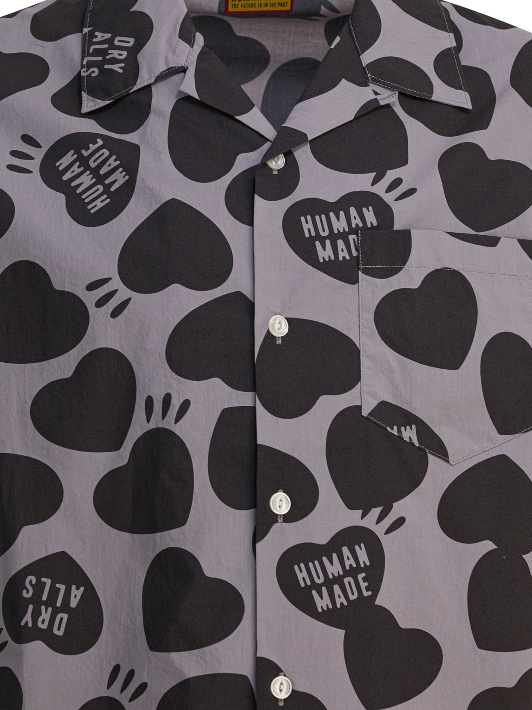 Human Made Heart Vacation Shirts - Grey | 45be52dea26ce44c2b11cff9fd1bfa8bc9838c39