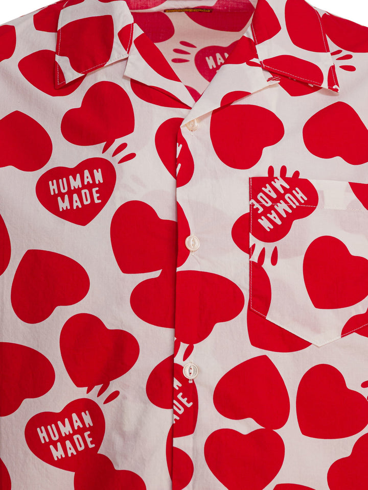 Human Made Heart Vacation Shirts - White | 5881d17aec461e0d044efc4730d81f93df2ac4e8