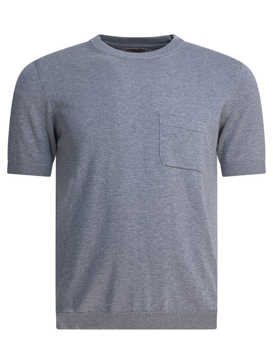 T-Shirt With Pocket T-Shirts Grey