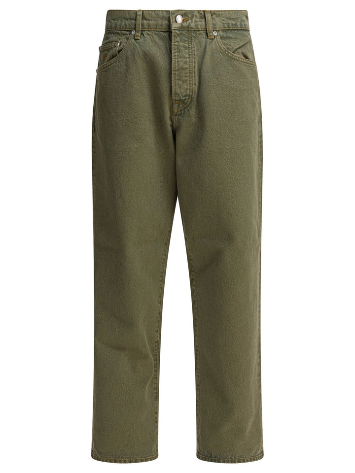 StüSsy Big Ol Jeans - Green | 71c7b3c59f028668b6797571b5da92afa123d538