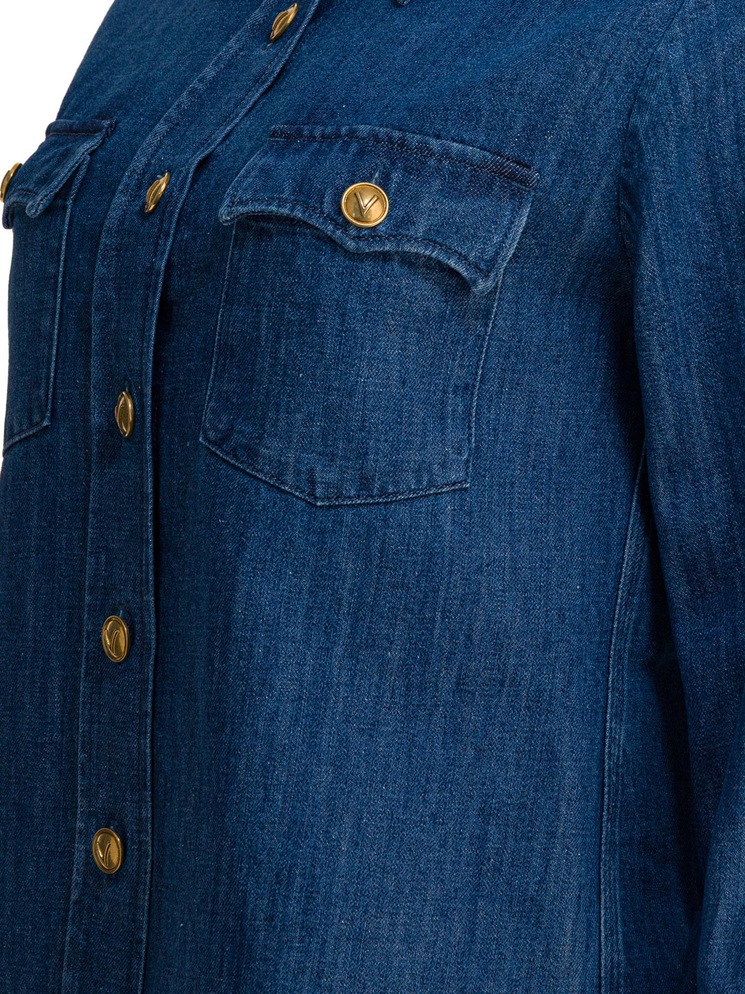 Valentino Western Style Shirt Shirts - Blue | 72c455fcf343c8434e7f417dd38596ab05167c2f