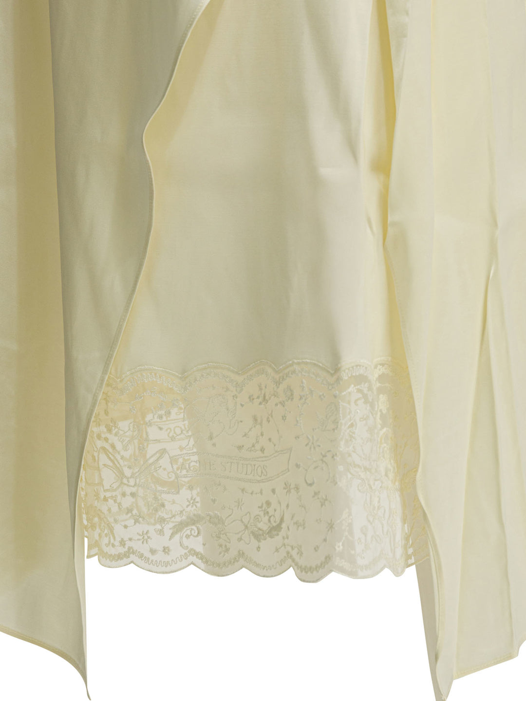 Acne Studios Asymmetrical Midi Skirt Skirts - White | 0fc6fe70b955585fc934b56ff1adee5171dee5e9