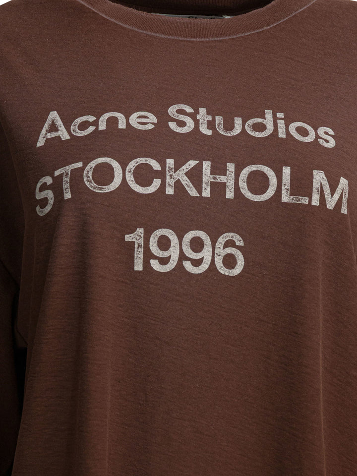 Acne Studios  T-shirts - Brown | a65968bd4d5dcc5997d20db911e05059bcd3500a