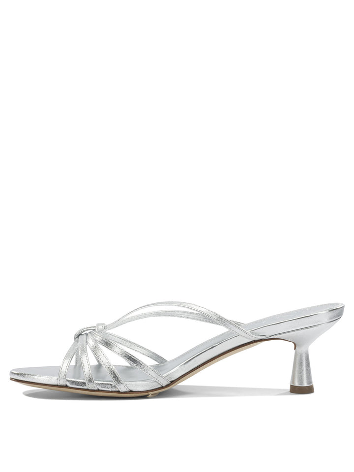 Aeyde Abby 550mm Sandals - Silver | 0e5859aaeedda1fda8e1cf97897288f5babfaa8e