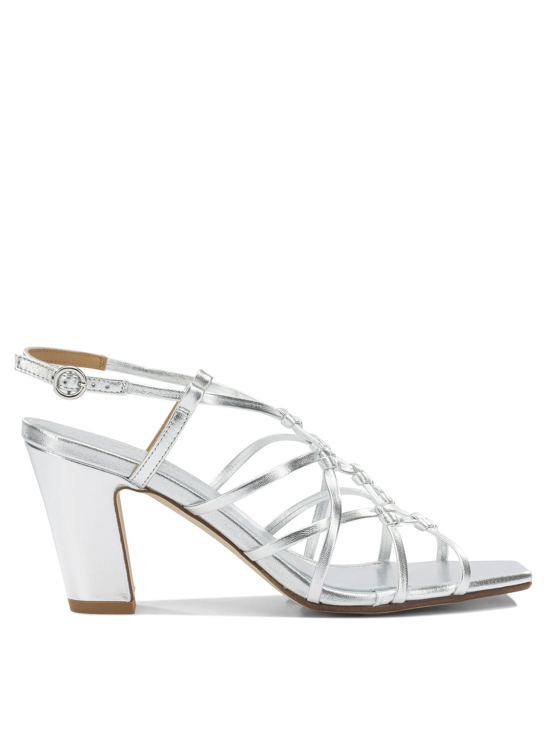 Aeyde Acacia 75mm Sandals - Silver | 943b31a2d349ead212a733ca581babd01b1e60ed