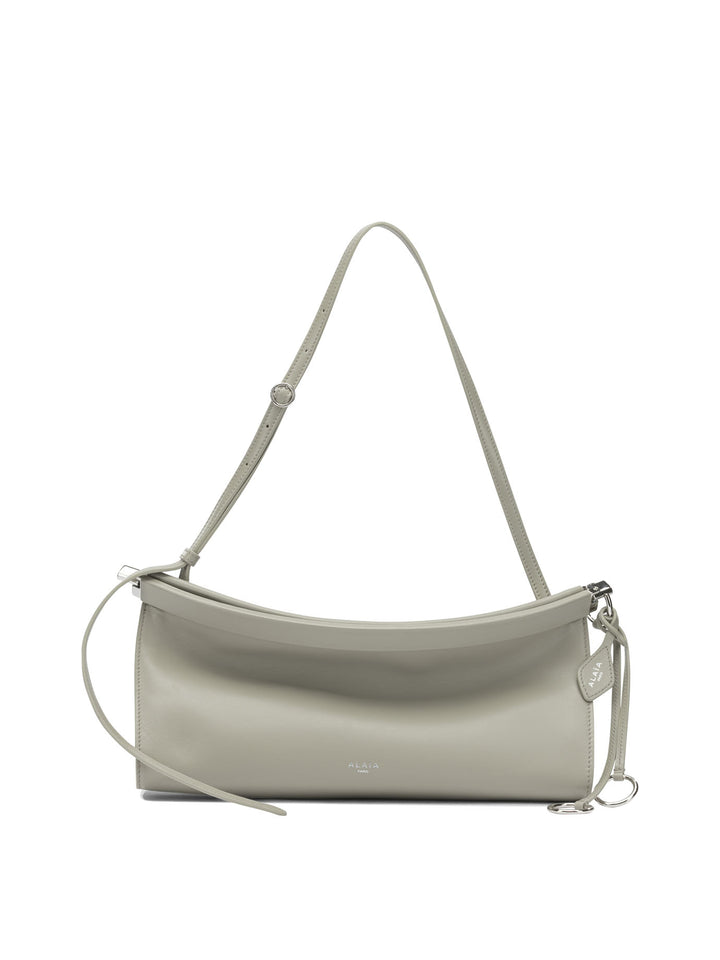 AlaïA Le Click East West Shoulder Bags - Grey | 2a6822f741a2b115094b66ccba6dd418dc0a7f67