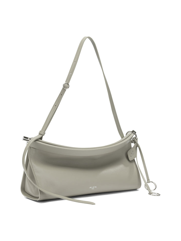 AlaïA Le Click East West Shoulder Bags - Grey | 45c3efda39a06d363ece6deb53112bd0e53b00f8