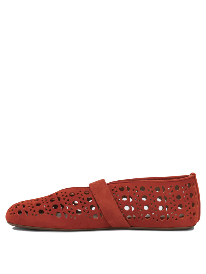 AlaïA Vienne Ballerinas - Orange | a8a3defae2c638d3ad6b76d00e14bfe8fca0ef6d