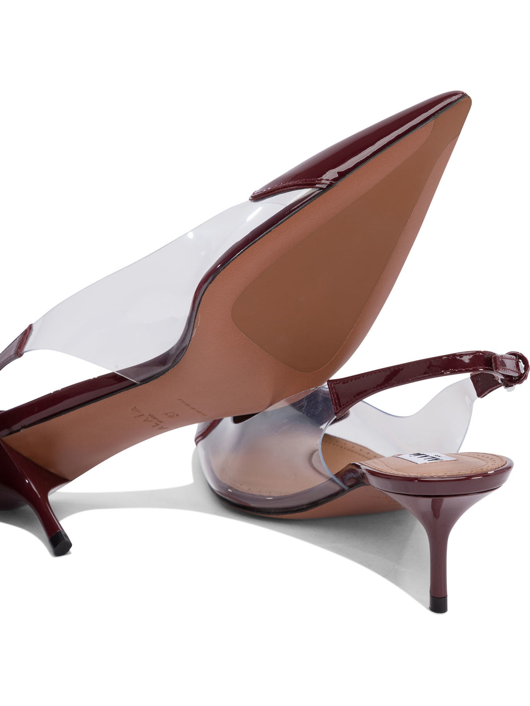 AlaïA Cœur 55 Mm Heeled shoes - Bordeaux | 804bf56186dd9c1e871247623c3c2e14f55a35a0