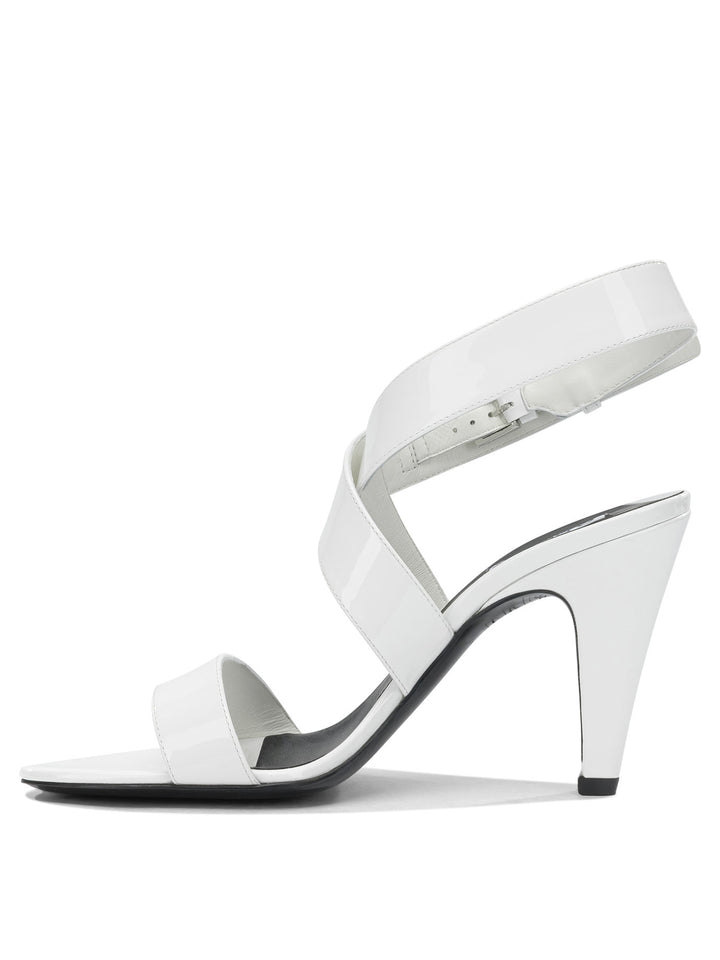 AlaïA Cone 110 Mm Sandals - White | 6551065eb6423cc3384e39d786bf44501abefc06