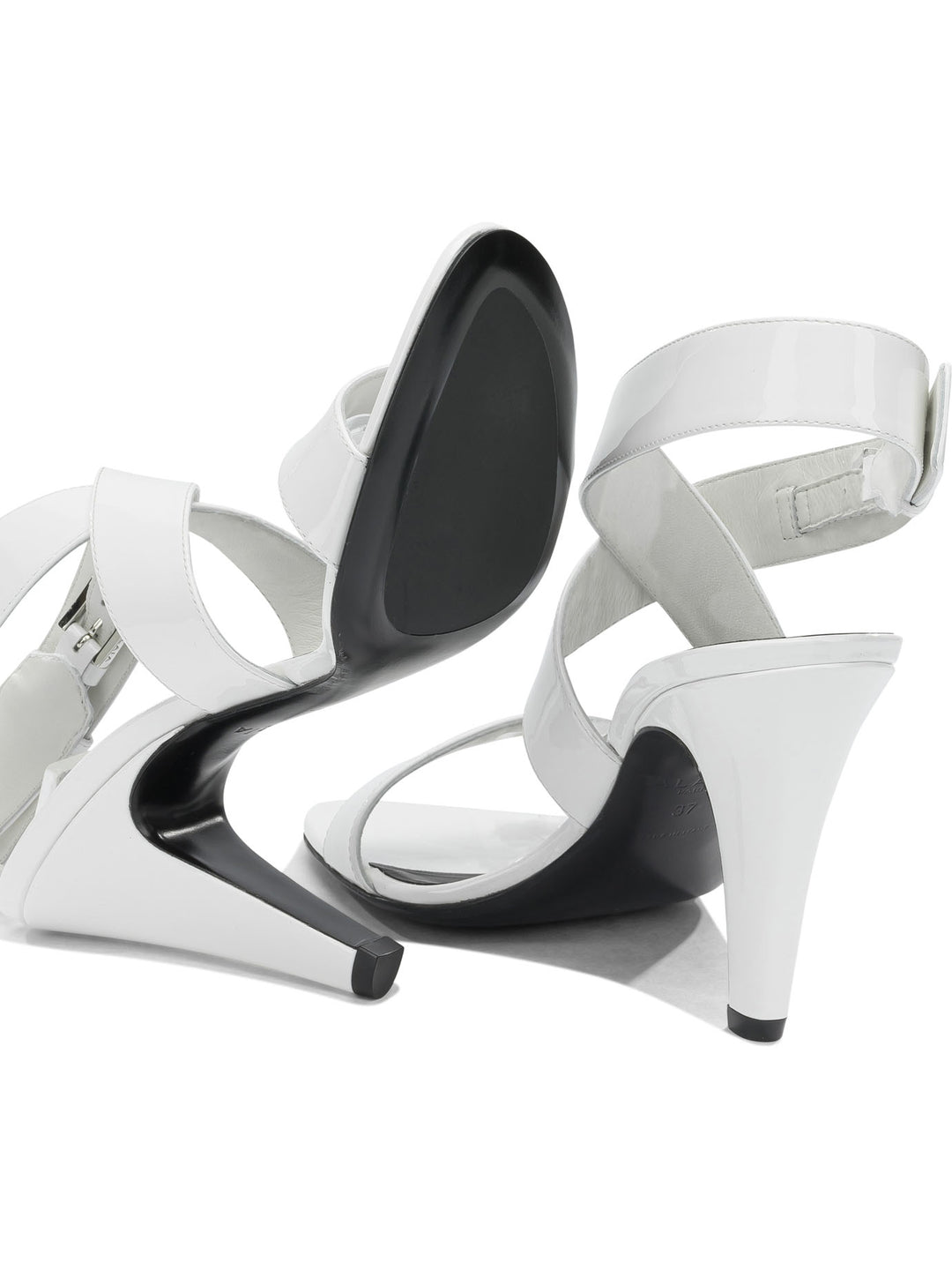 AlaïA Cone 110 Mm Sandals - White | 1c5fd2a7aee45541152e47fff3fc14f8d06fde05