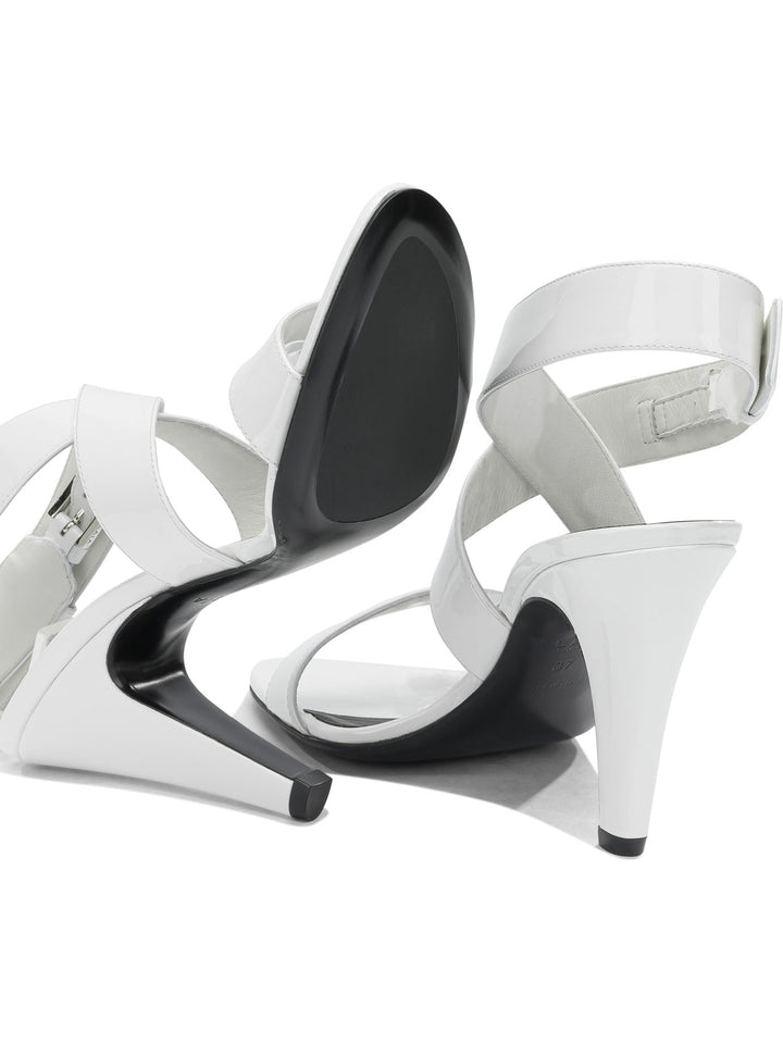 AlaïA Cone 110 Mm Sandals - White | 1c5fd2a7aee45541152e47fff3fc14f8d06fde05