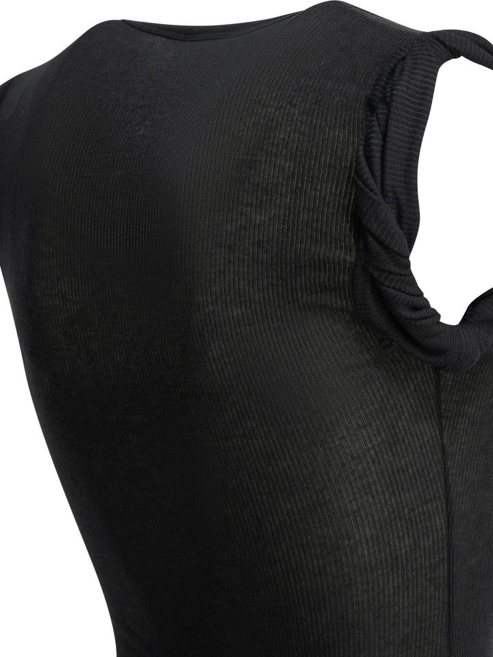 AlaïA Cashmere Blend Bodysuit Tops - Black | 7d43f1df70b708ba339c3c8feb2e4f7279edfb71