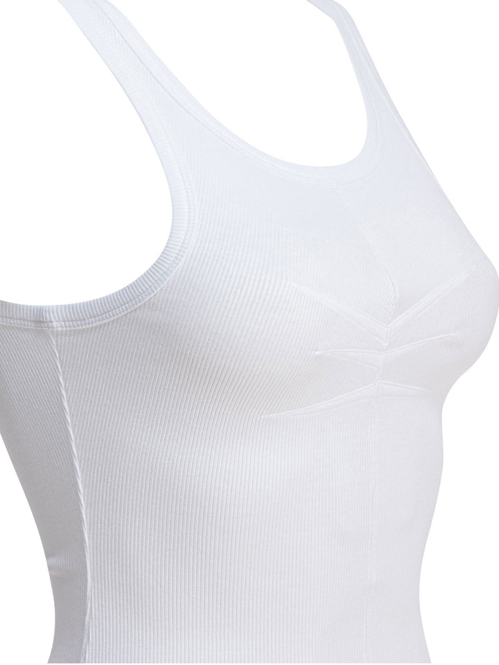 AlaïA Cotton Tank Top Tops - White | 2c20e6eac9a3271d49af53725ec56cb1e76caf1e