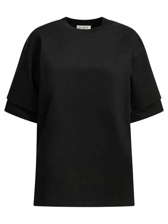 Crew-Neck T-Shirt T-Shirts Black