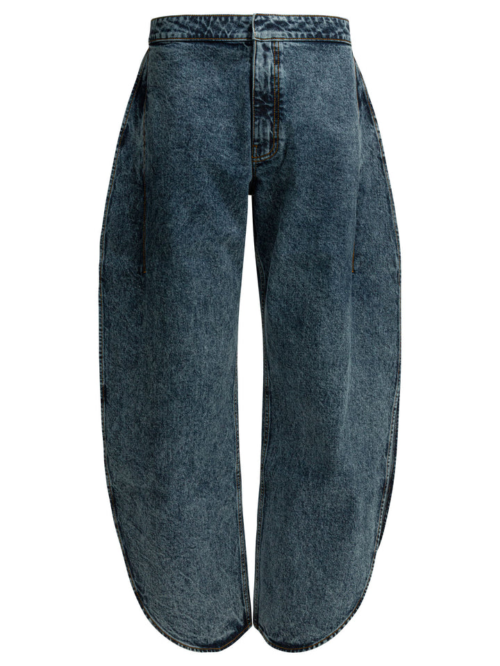 AlaïA Wide Leg Jeans - Light blue | 0943c92f342281830267a63a855cdfc59a12ec59