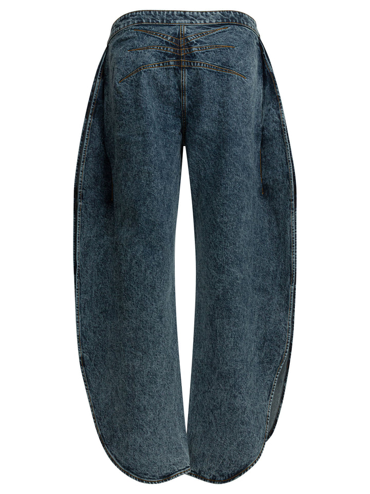 AlaïA Wide Leg Jeans - Light blue | 373ea384204695bc92167b6cde9239b758555cb5
