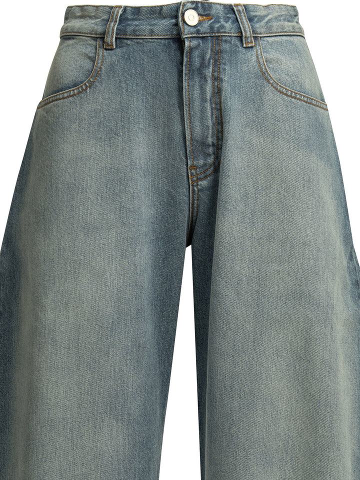 AlaïA Wide Leg Jeans - Light blue | 0f6747a2fd3733f675387c80b5289acd7d3cc7d8