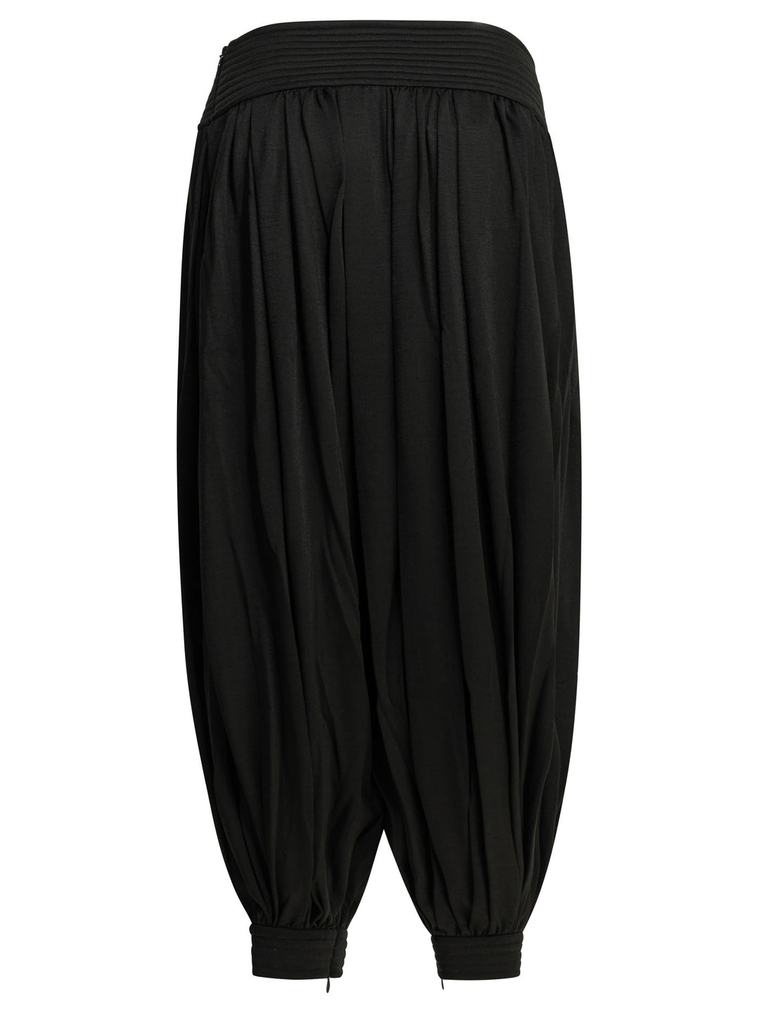 AlaïA Casual Wool-Blend Pants Trousers - Black | 03e15406a37db03e651de8b52c71549d01f01f45