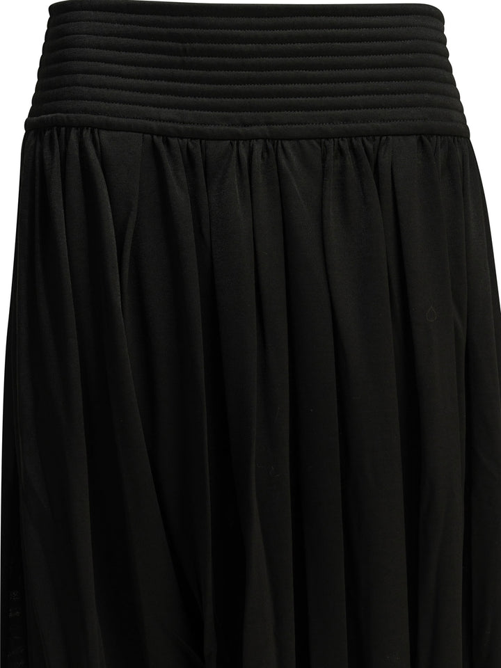 AlaïA Casual Wool-Blend Pants Trousers - Black | 10d86809a5e347a22d3f36de2f8e0d01264ca814