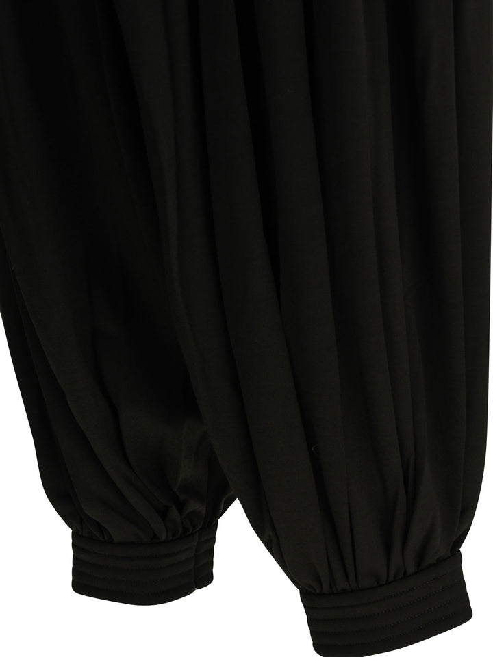 AlaïA Casual Wool-Blend Pants Trousers - Black | c7347f53f56efb0108cca50125fbb8e51a338e2c