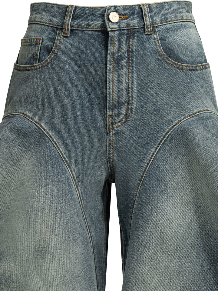 AlaïA Wide Leg Jeans - Light blue | 8605acdb65f758ce401e1be9f146e4622aab55d2