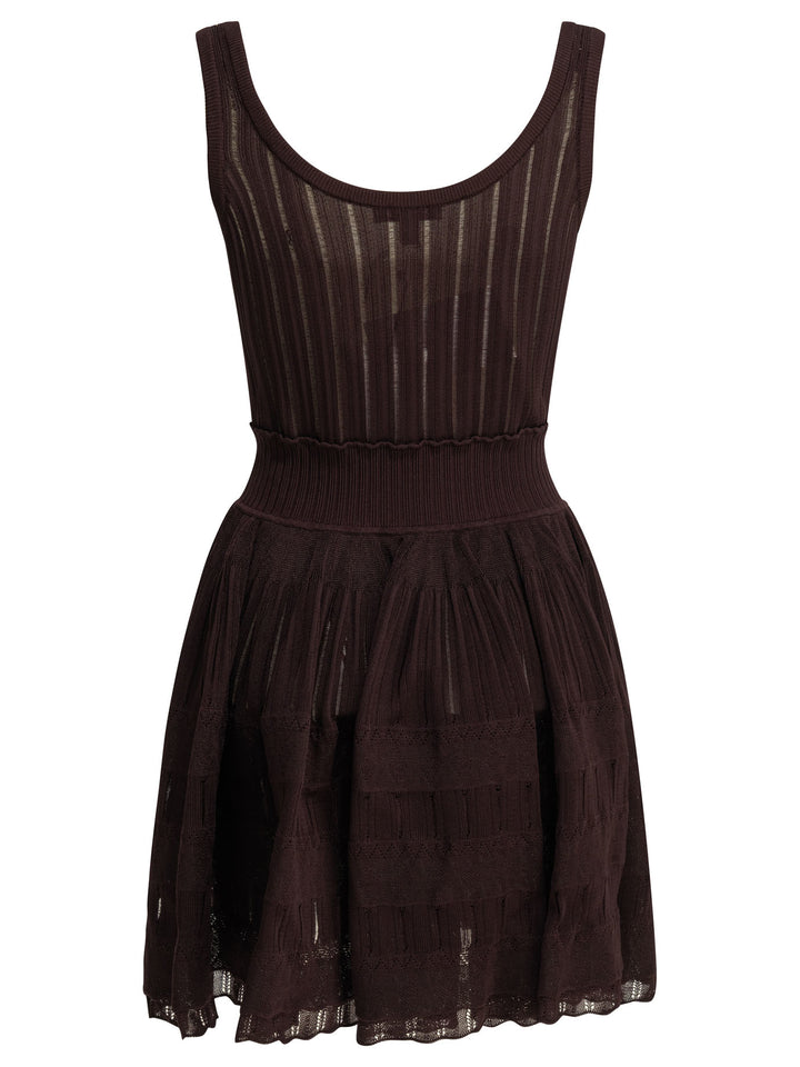 AlaïA Crinoline Dresses - Bordeaux | 73da3b58e4aeea428fbaff6ca0c7f97ee8dcc632