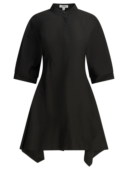 Short Chemise Dress Dresses Black