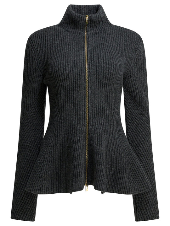 Peplum Knitwear Grey