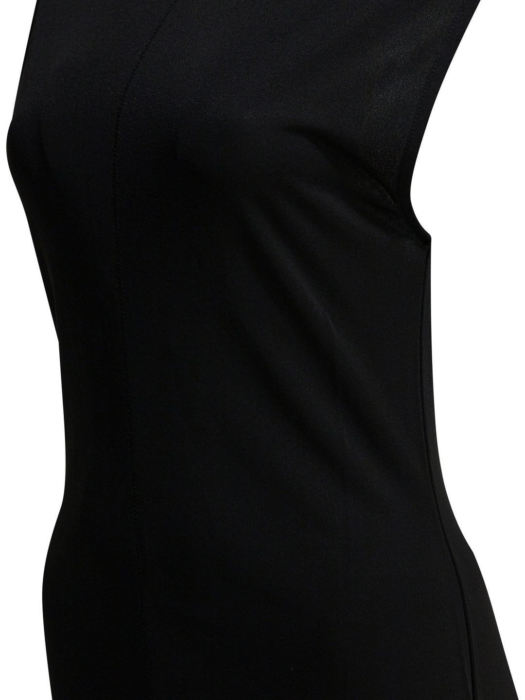 Ami Paris Long Sheath Dress Dresses - Black | e7496d1665b7966faba9ece34b620ac2f78d9cc8