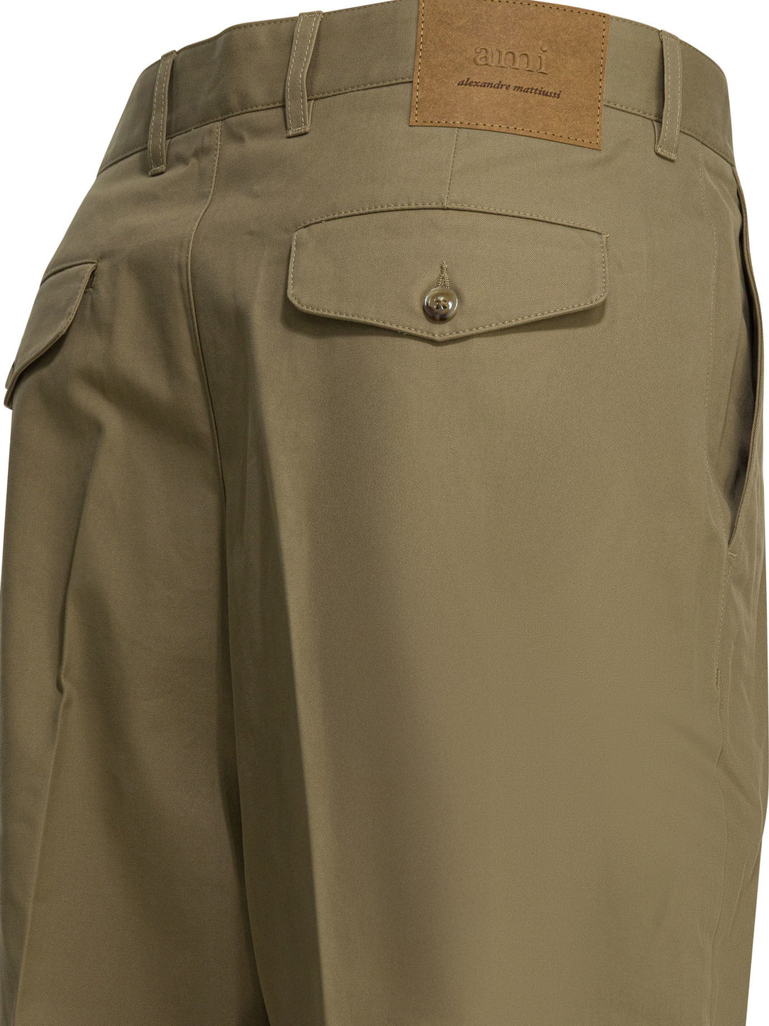 Ami Paris Casual Pants Trousers - Beige | d7eab6635d8f3bf5c71eebd531266b6df19ea1ab