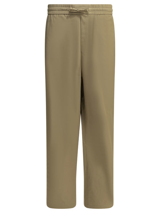 Casual Cotton Pants Trousers Beige
