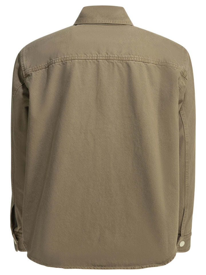 Ami Paris Ami De Coeur Jackets and Coats - Beige | 3ba3ee42f6ed25691bb4e92fbc03de287df982e2
