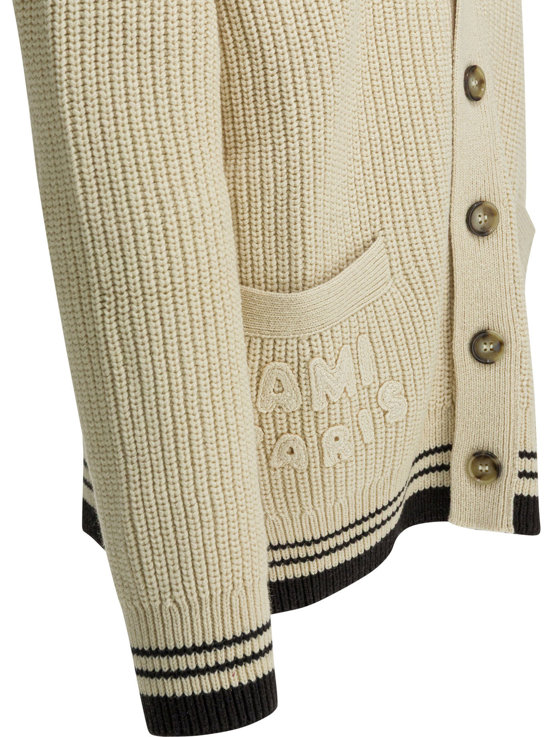 Ami Paris  Knitwear - White | e6f59efbabfc41392f5cbd5eb0fbdb549364fb71