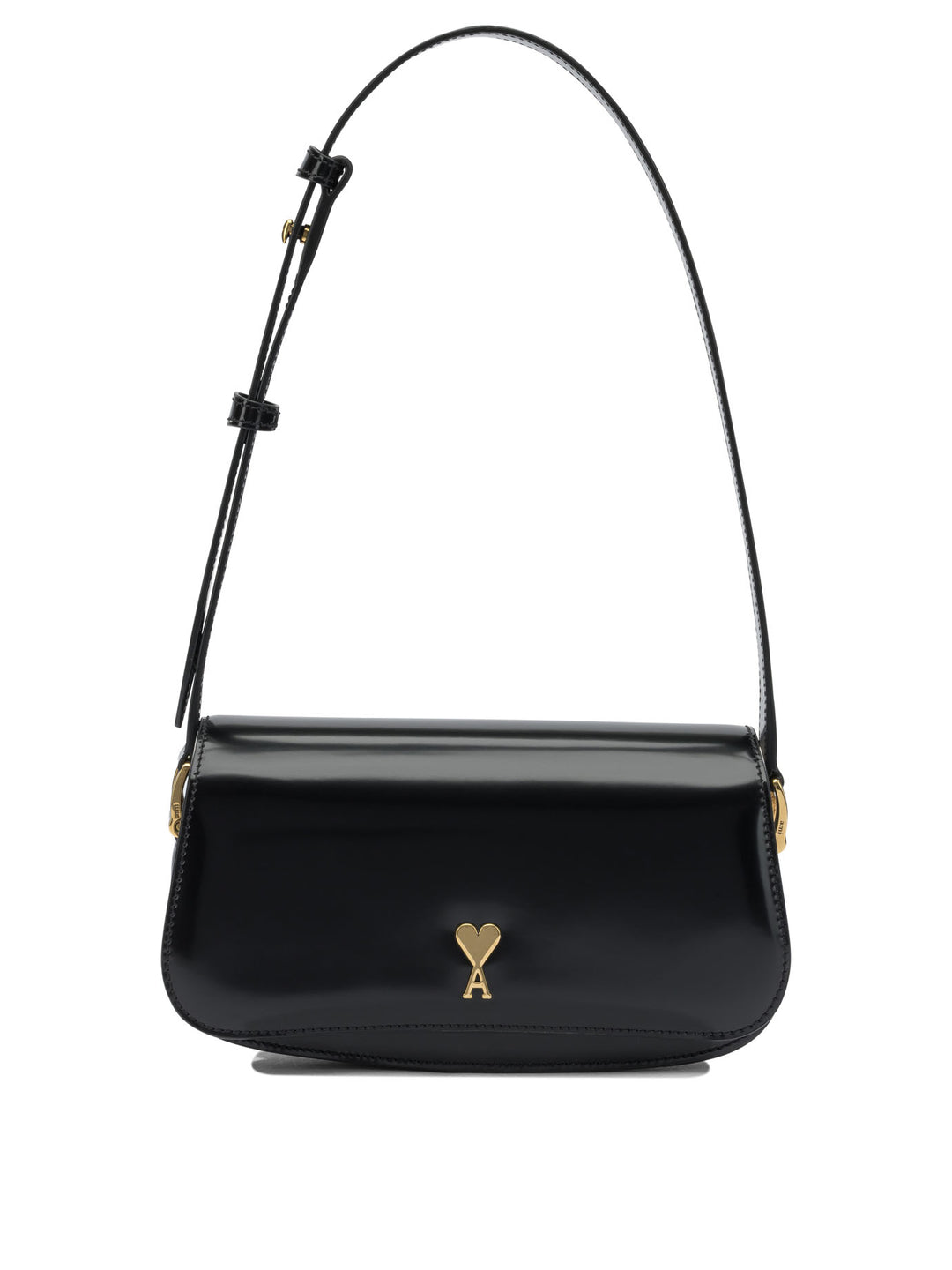 Ami Paris Paris Paris Shoulder Bags - Black | 7c46214ab060768ecbff8d2bfeb8db6db0ebb10a