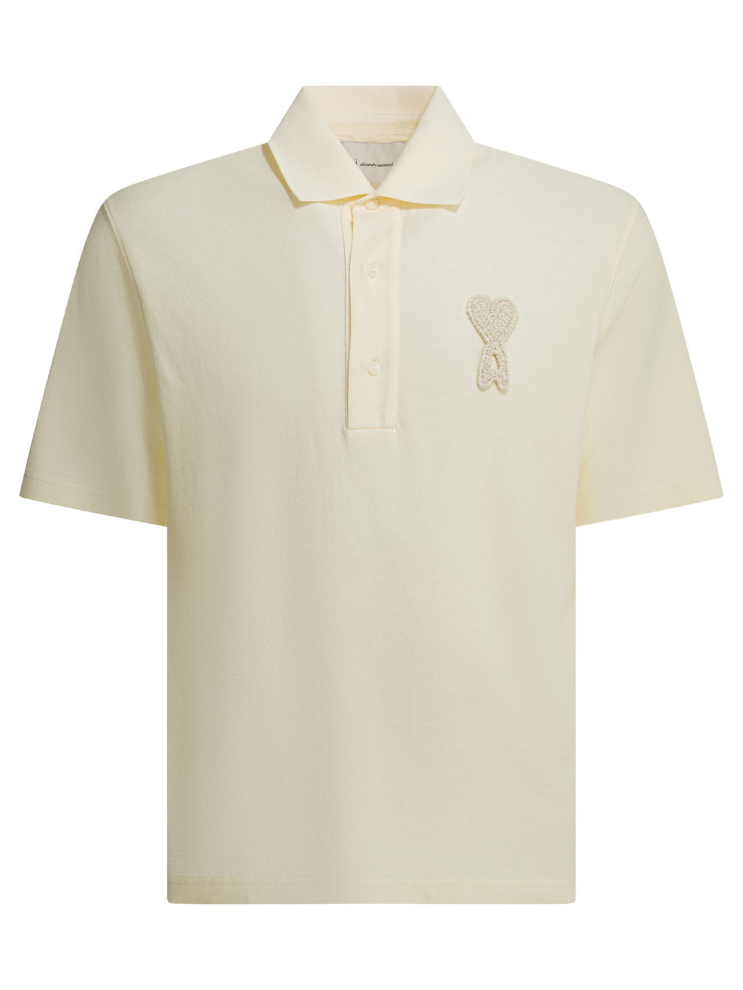 Ami Paris Polo Shirt With Buttons And Logo Polo shirts - White | dcb03f92e28910e74d78797bfb567268e57c9839